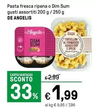 Iper La Grande De Angelis - Dim Sum Gamberetti Erba Cipollina 200 G(ml) offerta