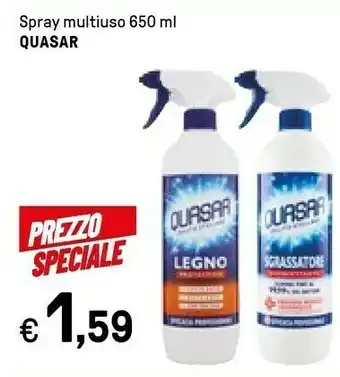 Iper La Grande Quasar Spray Multiuso 650 Ml offerta