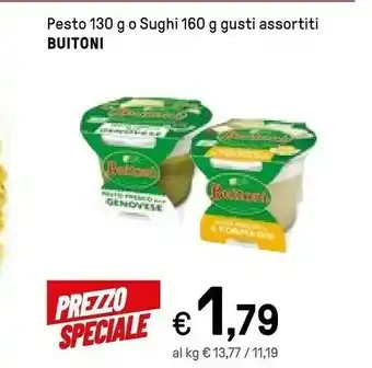 Iper La Grande Buitoni Buitoni - Pesto alla Genovese 160 g(ml) offerta