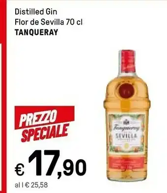 Iper La Grande Tanqueray Distilled Gin Flor De Sevilla 70 Cl offerta