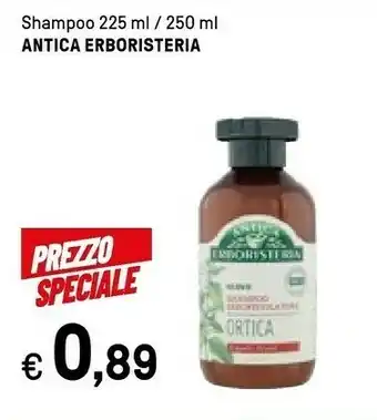 Iper La Grande Antica Erboristeria Shampoo Ortica 250ml offerta