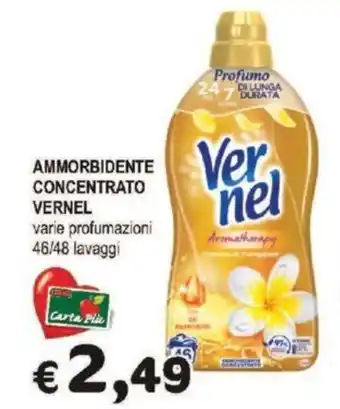 Crai AMMORBIDENTE CONCENTRATO VERNEL varie profumazioni 46/48 lavaggi offerta