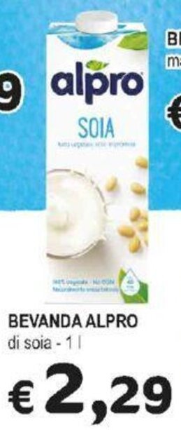Crai BEVANDA ALPRO di soia - 1 l offerta