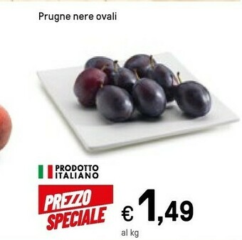 Prugne Nere Ovali