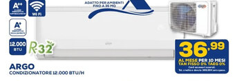 Euronics ARGO CONDIZIONATORE 12.000 BTU/H offerta