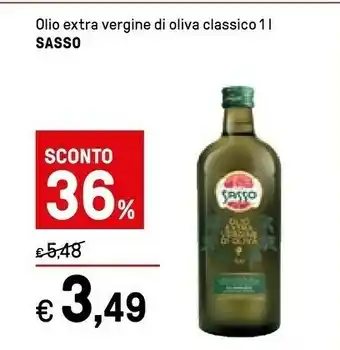Sasso Olio Extra Vergine Di Oliva Classico 1000 G(ml)