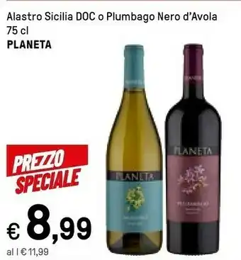 Iper La Grande Planeta Alastro Sicilia Doc O Plumbago Nero D'avola offerta