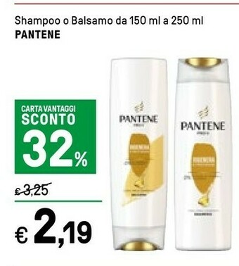 Iper La Grande Pantene Shampoo O Balsamo offerta