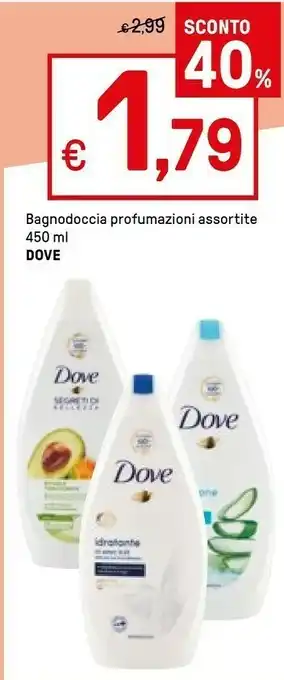 Iper La Grande Dove Bagnodoccia Idratante 450ml offerta