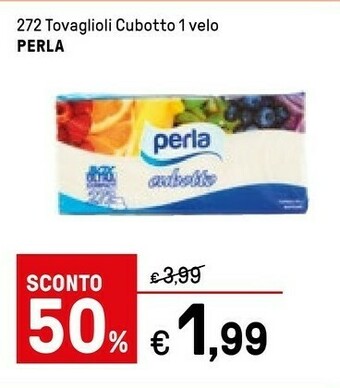 Iper La Grande Perla 272 Tovaglioli Cubotto 1 Velo offerta