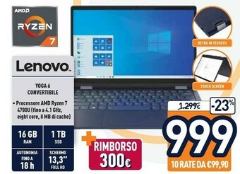 Lenovo Yoga 6 Convertibile