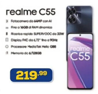 Euronics realme C55 offerta