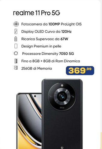 Euronics realme 11 Pro 5G offerta