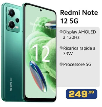Euronics Redmi Note 12 5G offerta