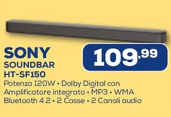 Euronics SONY SOUNDBAR HT-SF150 offerta