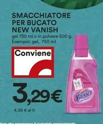 Coop Vanish Smacchiatore Per Bucato New Gel 750 Ml/ In Polvere 500 G offerta
