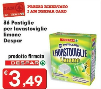 Despar Detersivo lavastoviglie offerta