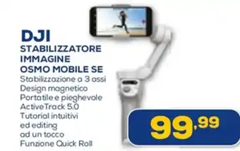 DJI STABILIZZATORE IMMAGINE OSMO MOBILE SE