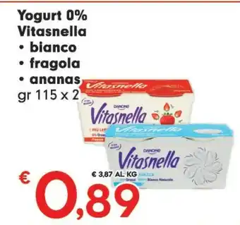 Despar Vitasnella Yogurt offerta