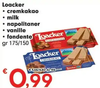 Despar Loacker Wafer offerta