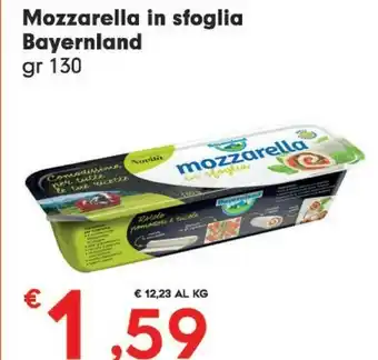 Despar Bayernland Mozzarella offerta