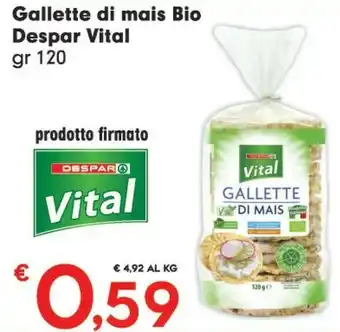 Despar Gallette di mais offerta