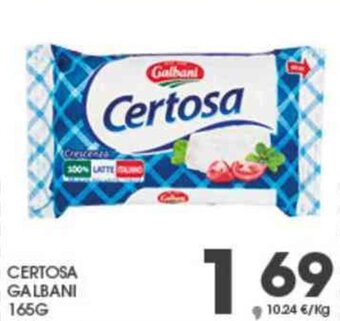 Interspar CERTOSA GALBANI 165G offerta