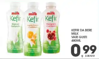 Interspar KEFIR DA BERE MILK VARI GUSTI 480ML offerta