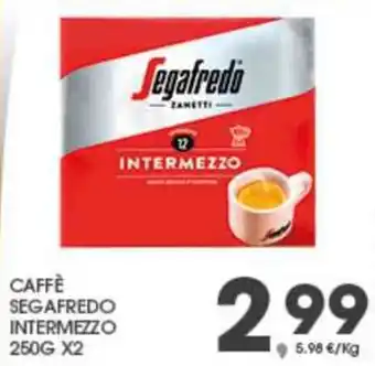 Interspar CAFFÈ SEGAFREDO INTERMEZZO 250G X2 offerta