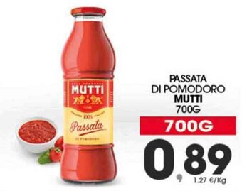 Interspar PASSATA DI POMODORO MUTTI 700G offerta