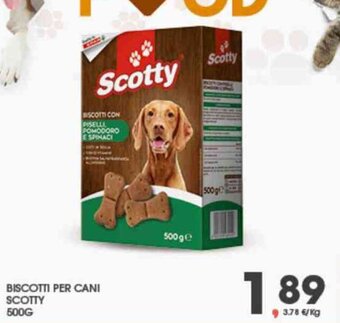 Interspar BISCOTTI PER CANI SCOTTY 500G offerta