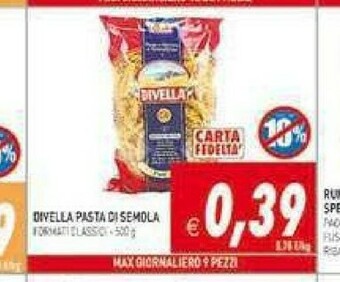 Supermercati Agorà Rummo Pasta di semola offerta
