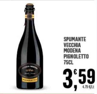 SPUMANTE VECCHIA MODENA PIGNOLETTO 75CL