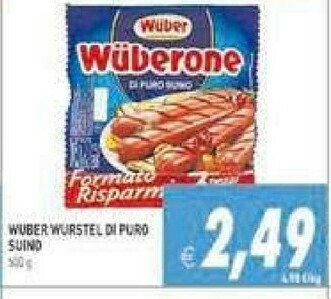 Supermercati Agorà Wuber Wurstel offerta