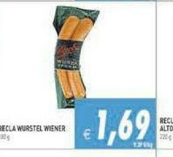 Supermercati Agorà Recla Wurstel offerta