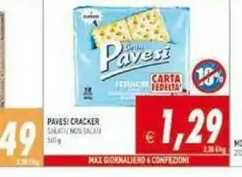 Supermercati Agorà Pavesi Crackers offerta