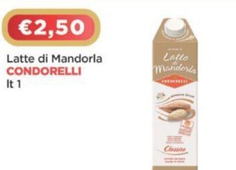 Latte di Mandorla CONDORELLI lt 1