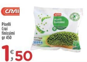 Crai Piselli Crai finissimi gr 450 offerta