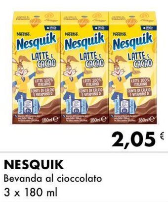 NESQUIK Bevanda al cioccolato 3 x 180 ml