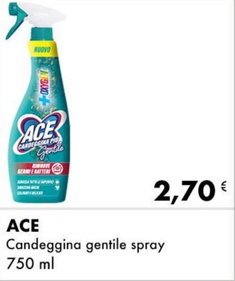 Iper Tosano ACE Candeggina gentile spray 750 ml offerta