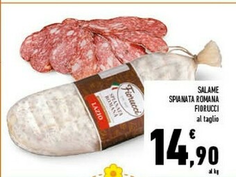 Conad Superstore Fiorucci Salame Spianata Romana offerta