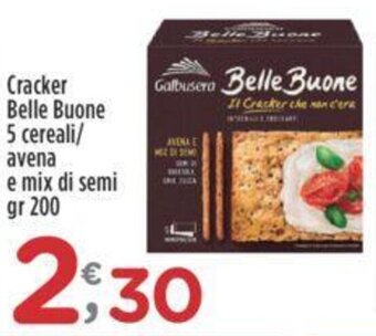 Crai Cracker Belle Buone 5 cereali/ avena e mix di semi gr 200 offerta