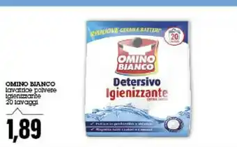 Emi Supermercati Omino Bianco Detersivo lavatrice offerta
