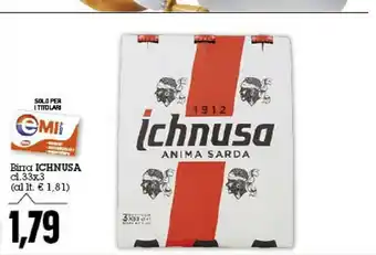 Emi Supermercati Ichnusa Birra offerta