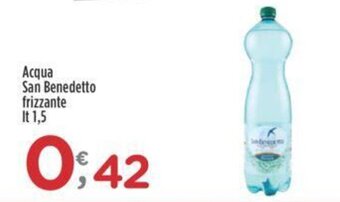 Crai Acqua San Benedetto frizzante It 1,5 offerta
