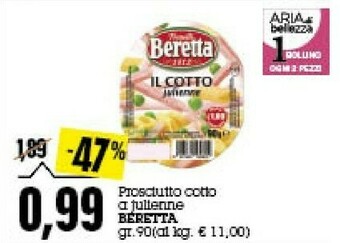 Emi Supermercati Beretta Prosciutto cotto offerta