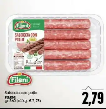 Emi Supermercati Fileni Salsicce offerta