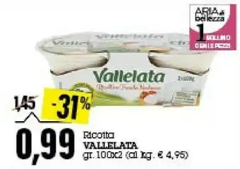 Emi Supermercati Vallelata Ricotta offerta