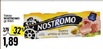 Emi Supermercati Nostromo Tonno offerta