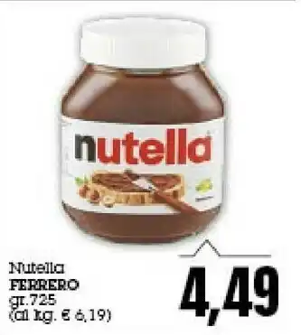 Emi Supermercati Ferrero Crema al cioccolato offerta